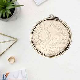 Silver Munich Olympic Games 1972 commemorative coin