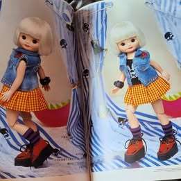 Doll COORDINATE Recipe 2 Pretty British - Blythe, Rika-chan, Momoko, and Tiny Betsy Pattern Book