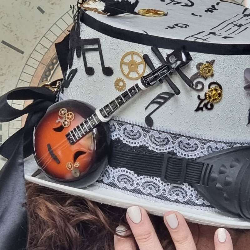 Steampunk hat - The Musician - OOAK