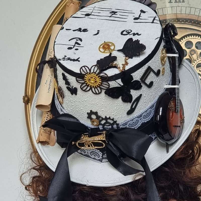 Steampunk hat - The Musician - OOAK