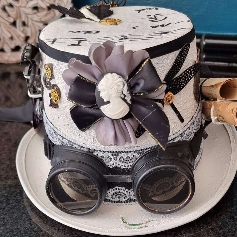 Steampunk hat - The Musician - OOAK