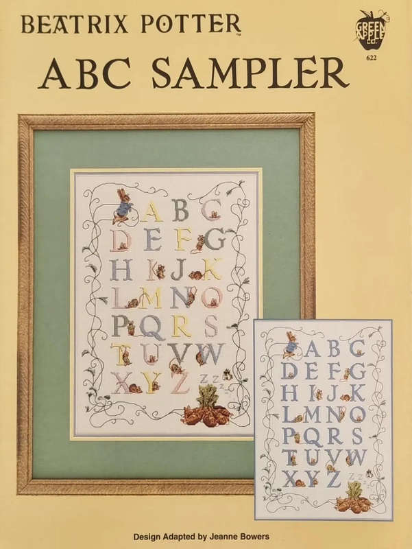 Green Apple - Beatrix Potter ABC Sampler #623