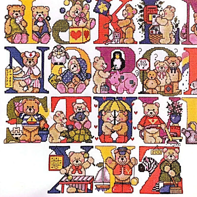 Leisure Arts - ABC Bears - Leaflet 2928