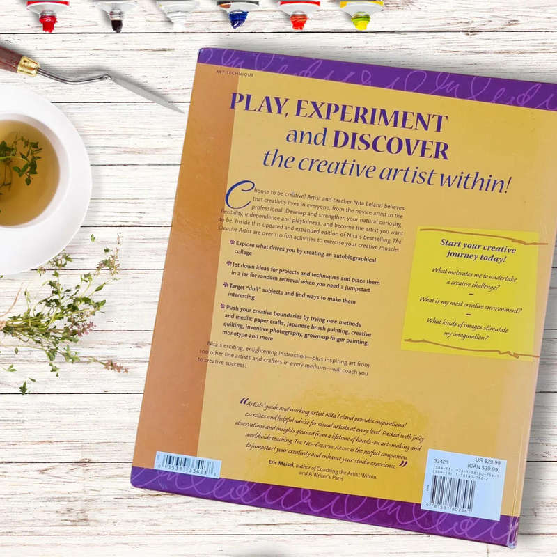 The New Creative Artist: A Guide to Developing Your Creative Spirit Spiral-bound by Nita Leland