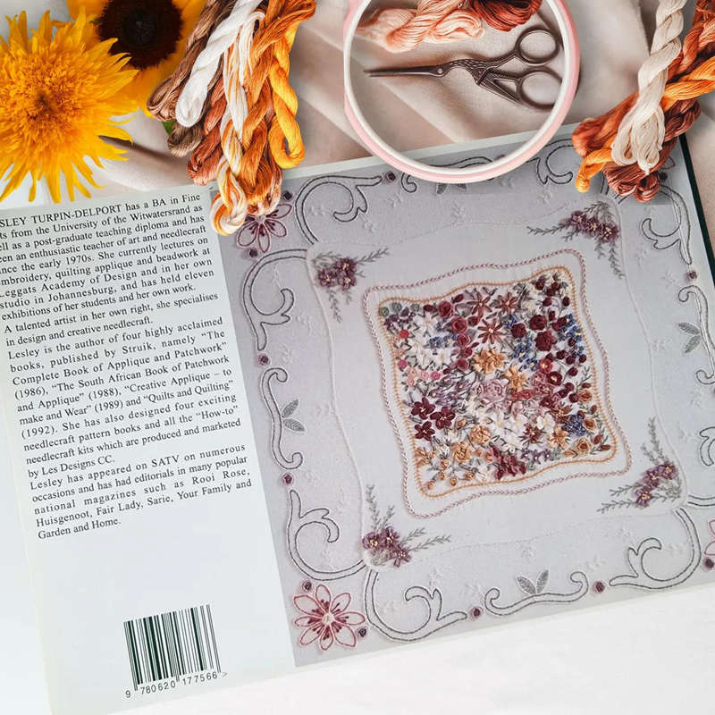 Satin & Silk Ribbon Embroidery By Lesley Turpin-Delport