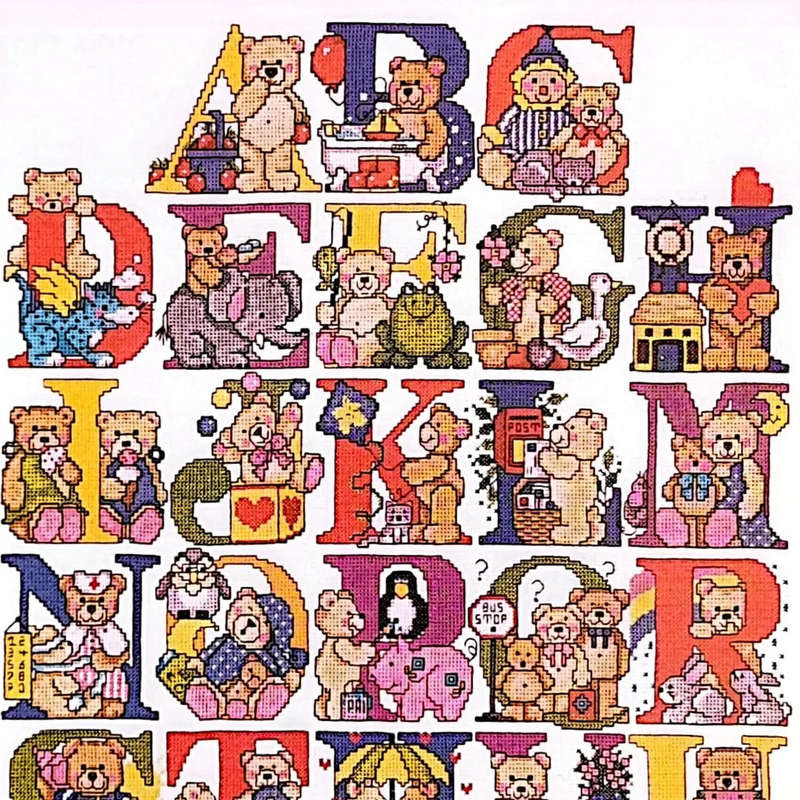 Leisure Arts - ABC Bears - Leaflet 2928