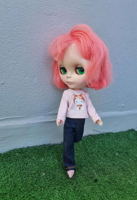 The Prima Dolly Peony Blythe doll is a cherished collectible, released in June 2008 as a CWC Limited