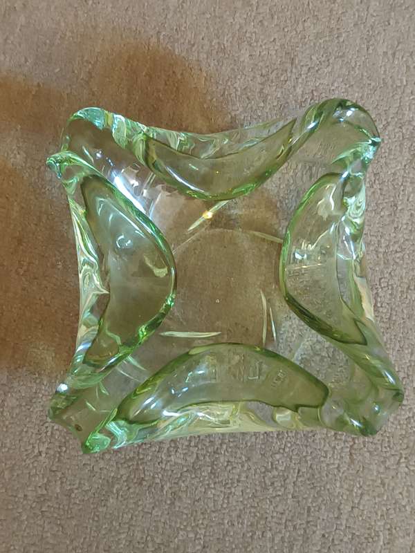 VINTAGE Murano Glass Bowl Hand Blown Ashtray