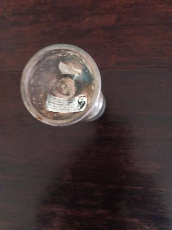 ANTIQUE Silver Plate On Copper Goblet