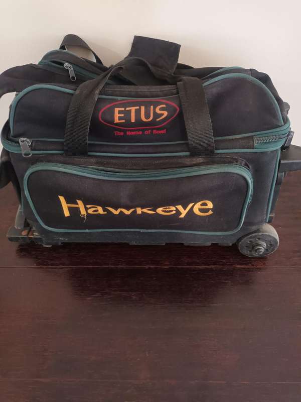 Eutus Hawkeye 2 Ball Roller Bowling Travelers Bag With Wheels