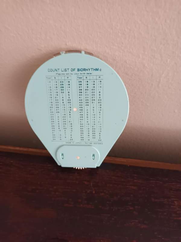 VINTAGE 'Biomate' Application Guide Biorhythm Calculator