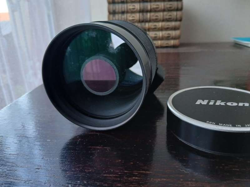 Nikon Reflex-NIKKOR C 500mm f/8 MF Telephoto Mirror Lens Made In Japan
