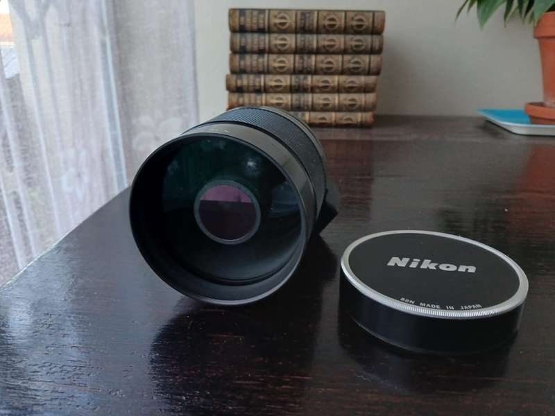Nikon Reflex-NIKKOR C 500mm f/8 MF Telephoto Mirror Lens Made In Japan