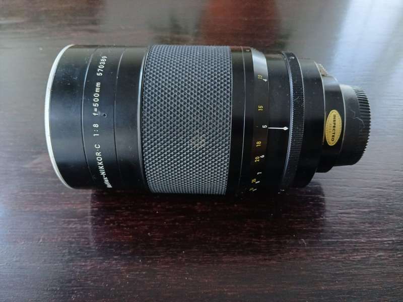 Nikon Reflex-NIKKOR C 500mm f/8 MF Telephoto Mirror Lens Made In Japan