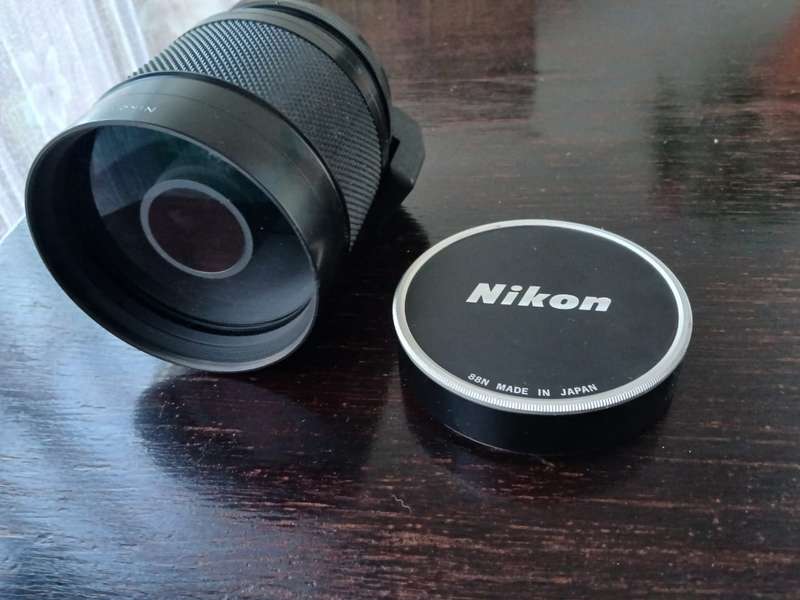 Nikon Reflex-NIKKOR C 500mm f/8 MF Telephoto Mirror Lens Made In Japan