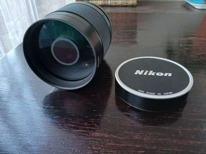Nikon Reflex-NIKKOR C 500mm f/8 MF Telephoto Mirror Lens Made In Japan