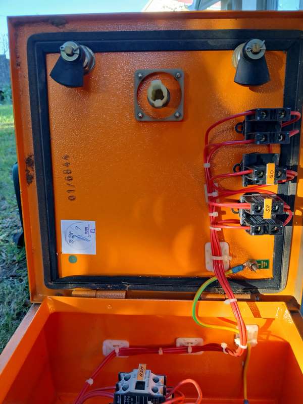 7.5 kw 500V Forward Reverse Motor Starter Orange Steel