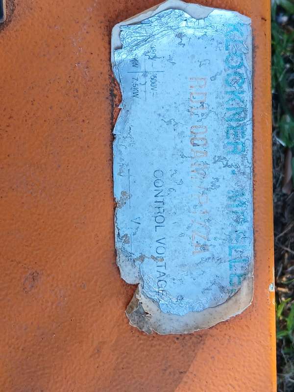 7.5 kw 500V Forward Reverse Motor Starter Orange Steel