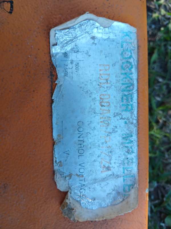 7.5 kw 500V Forward Reverse Motor Starter Orange Steel