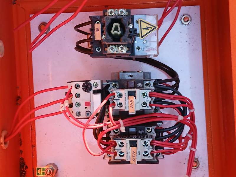 7.5 kw 500V Forward Reverse Motor Starter Orange Steel