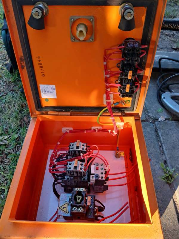 7.5 kw 500V Forward Reverse Motor Starter Orange Steel