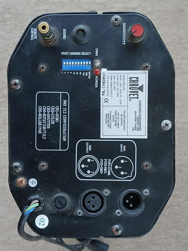 Chauvet DJ DMX-255-OMEGAII DMX Scanner Light