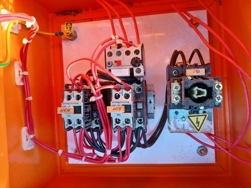 7.5 kw 500V Forward Reverse Motor Starter Orange Steel