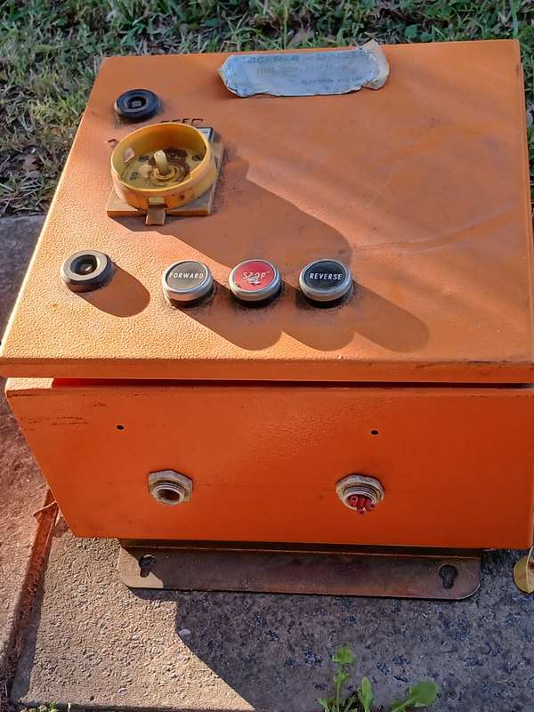 7.5 kw 500V Forward Reverse Motor Starter Orange Steel