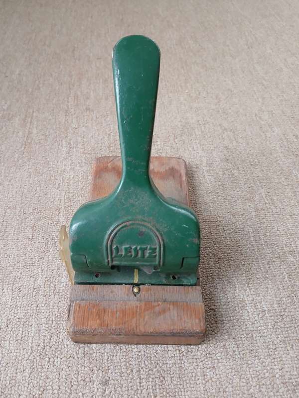 VINTAGE Leitz Office Punch 1940's