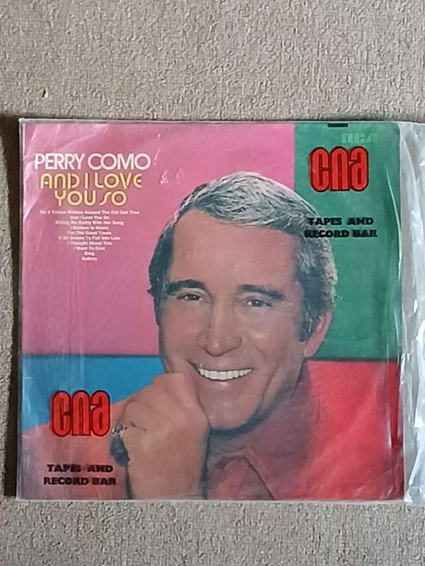 PERRY COMO - And I Love You So Vinyl LP
