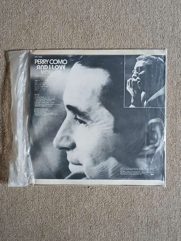 PERRY COMO - And I Love You So Vinyl LP