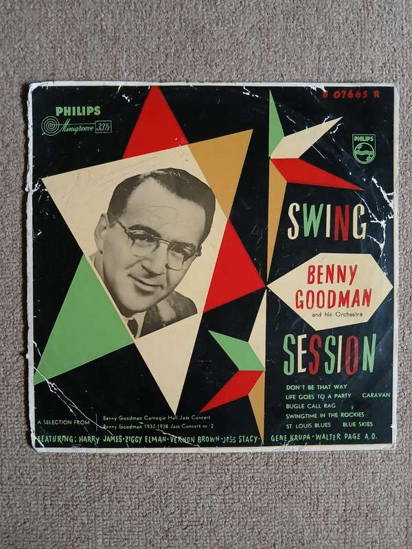 Benny Goodman Swing Session Vynl LP Record