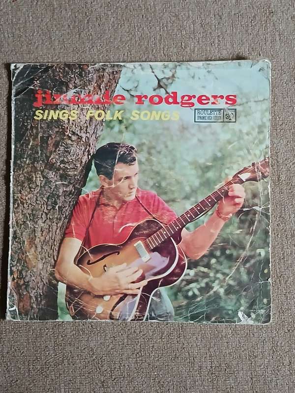 JIMMIE RODGERS SINGS FOLK SONGS VINYL LP