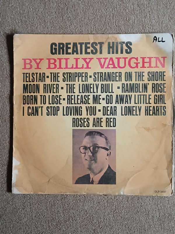 Billy Vaughn 1962s Greatest Hits MONO Dot Records Vinyl LP