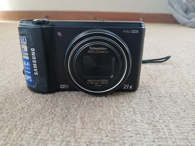 Samsung WB850F SMART Long Zoom Digital Camera, 16MP, 23mm Schneider Lens, 21x Optical Zoom, Black