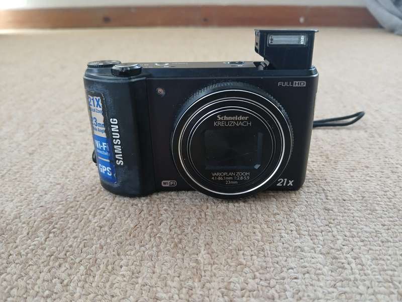 Samsung WB850F SMART Long Zoom Digital Camera, 16MP, 23mm Schneider Lens, 21x Optical Zoom, Black