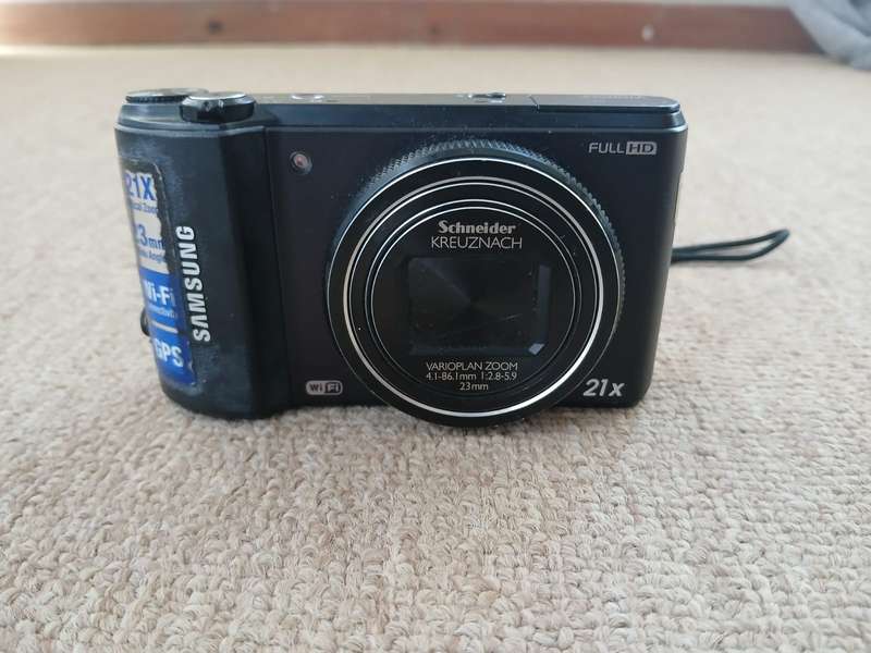 Samsung WB850F SMART Long Zoom Digital Camera, 16MP, 23mm Schneider Lens, 21x Optical Zoom, Black