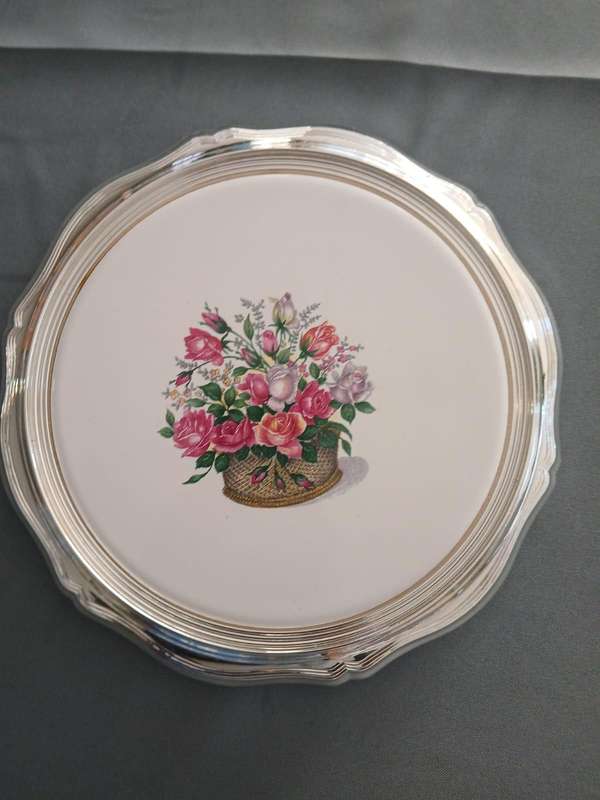 Vintage Wallace Silver Plate Trivet