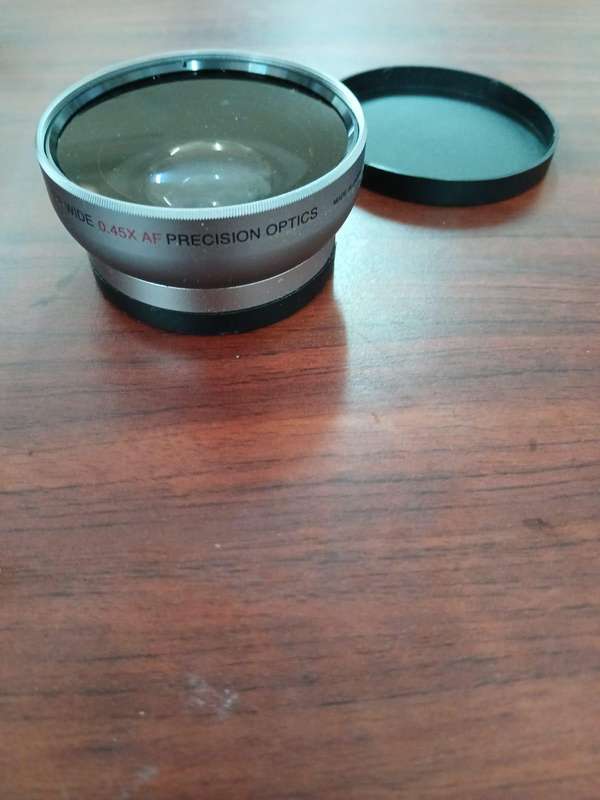 Opteka Digital Super Wide 0.45x AF Precision Optics Lens Japan With Bag