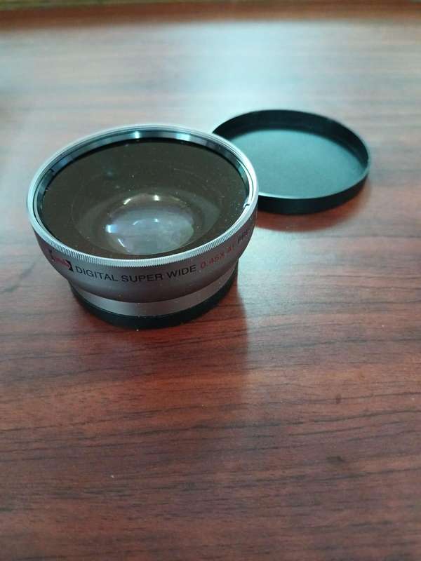 Opteka Digital Super Wide 0.45x AF Precision Optics Lens Japan With Bag