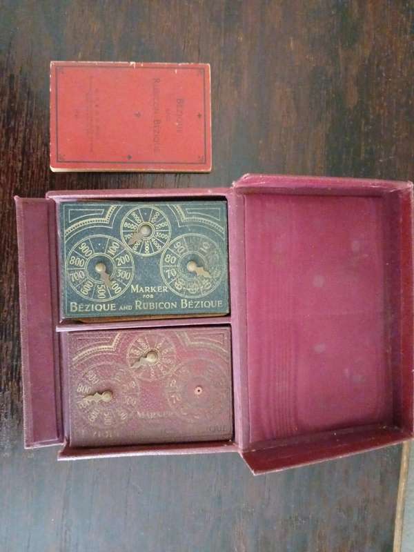 VINTAGE Bezique And Rubicon Bezique Card Game Set By W.D. & H.O. Wills Dated 1933