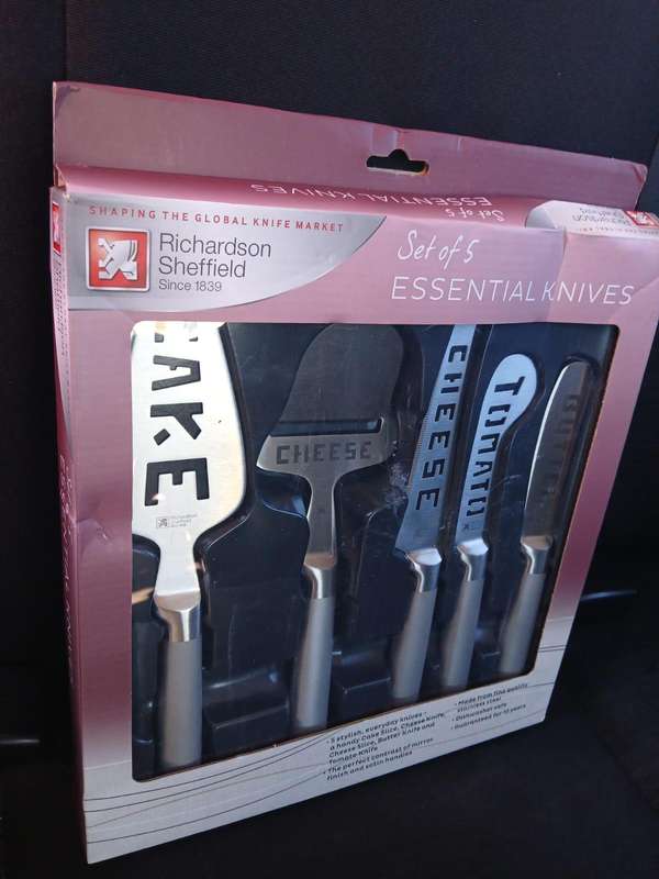RARE Richardson Sheffield Kitchen Essential Knives × 5