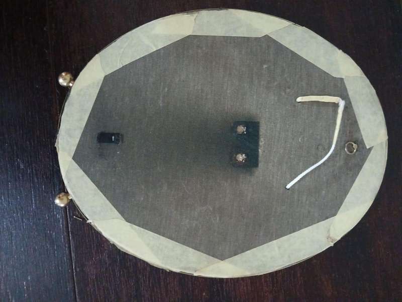 VINTAGE Oval Gold Brass Picture Frame + Wooden Picture Frame