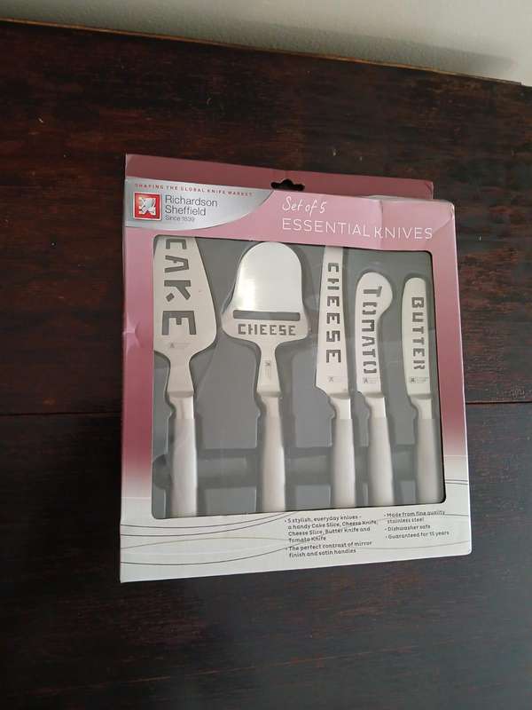 RARE Richardson Sheffield Kitchen Essential Knives × 5