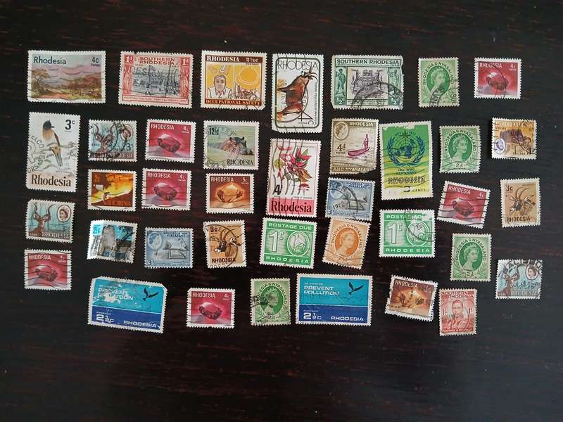 Rhodesian Stamps × 38
