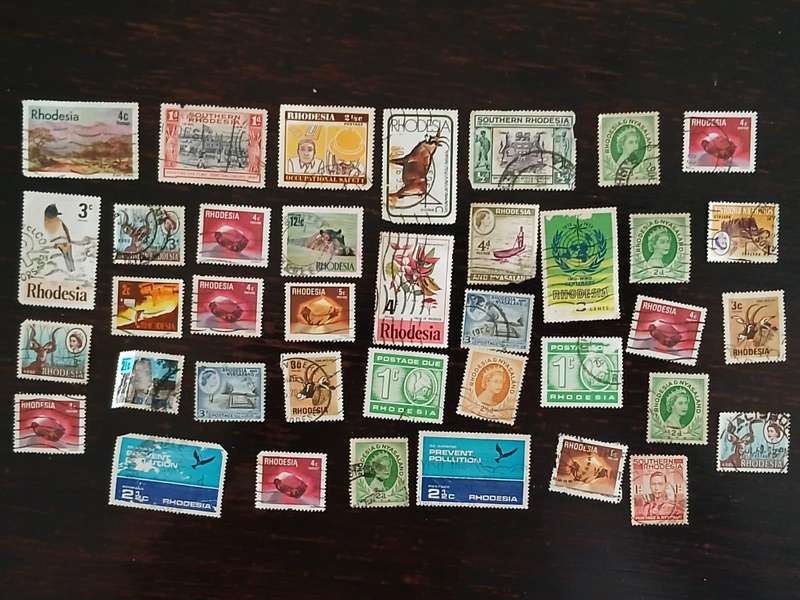 Rhodesian Stamps × 38