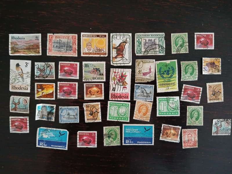 Rhodesian Stamps × 38