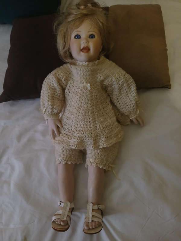 VINTAGE Porcelain Doll