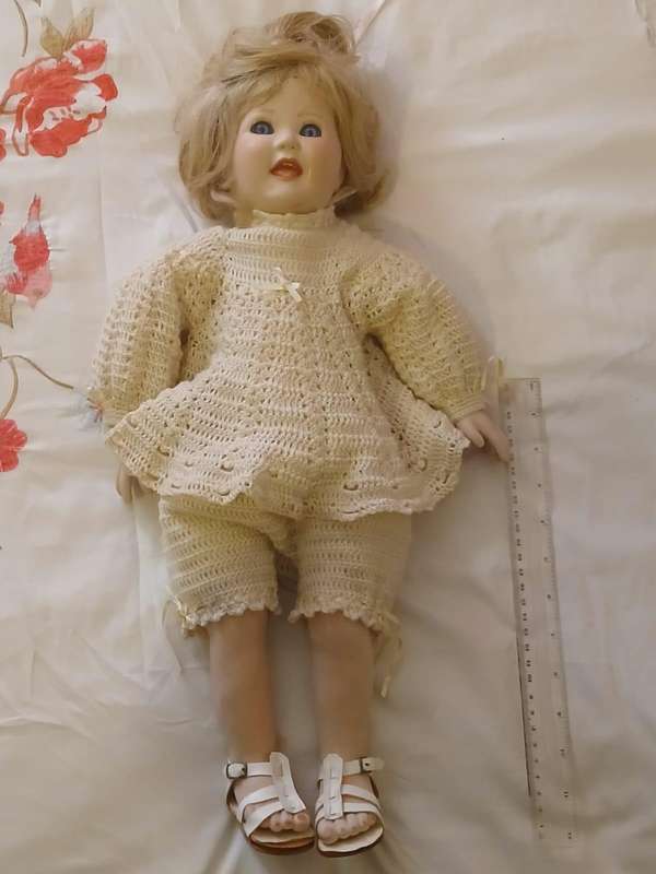 VINTAGE Porcelain Doll