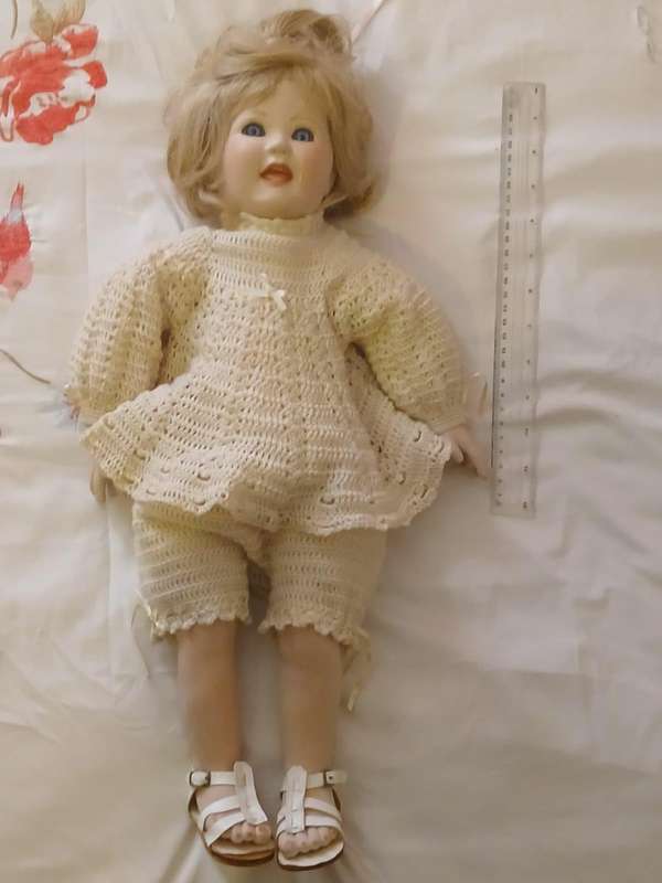 VINTAGE Porcelain Doll